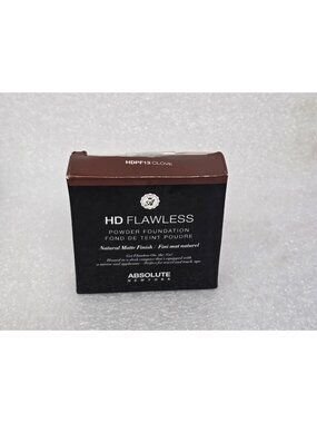 HD Flawless Powder Foundation Natural Matte Finish Clove Absolute New York